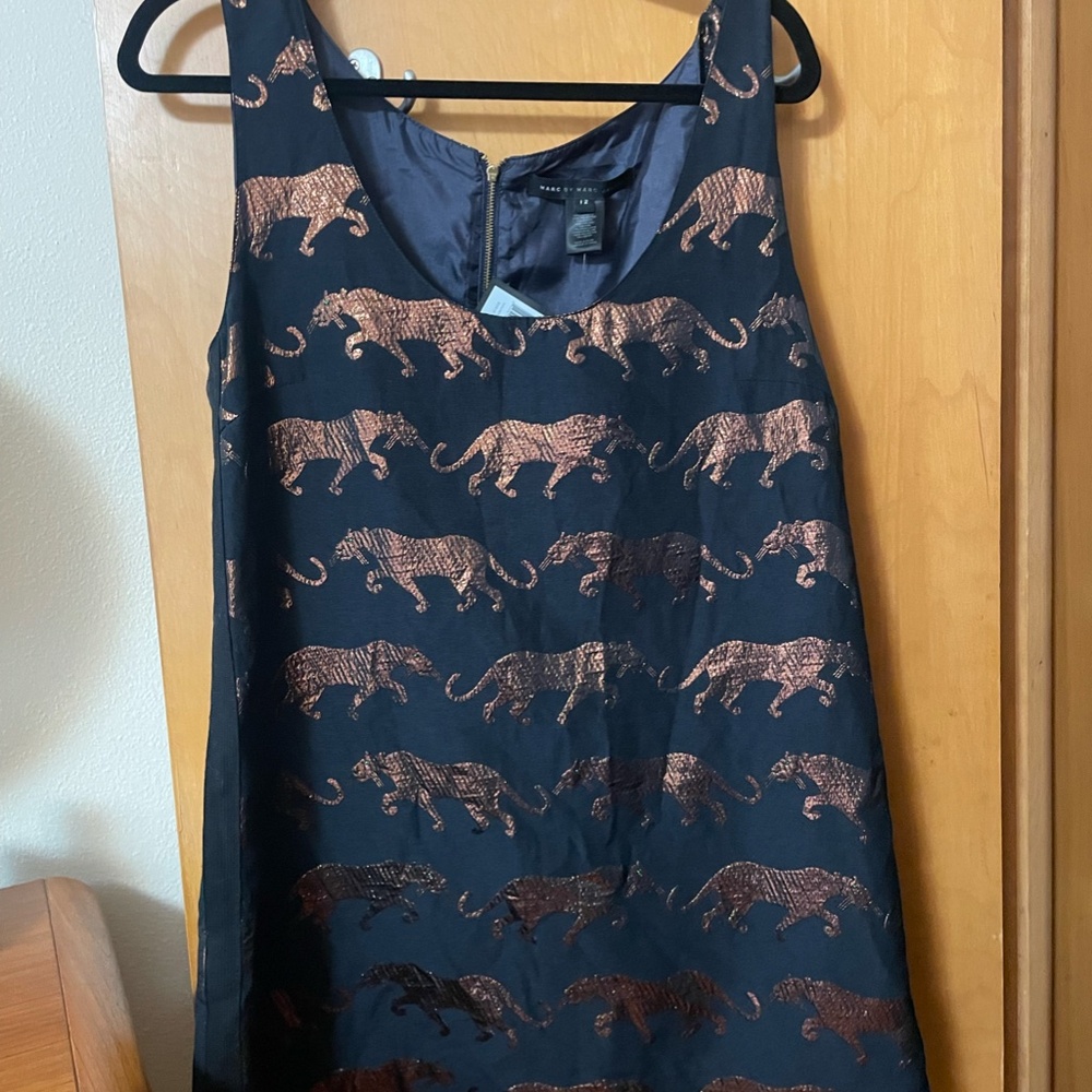 MARC by Marc Jacobs Panther Jacquard Dress 🐆 NWT ✨  Size 12 ✨ (chic af!)